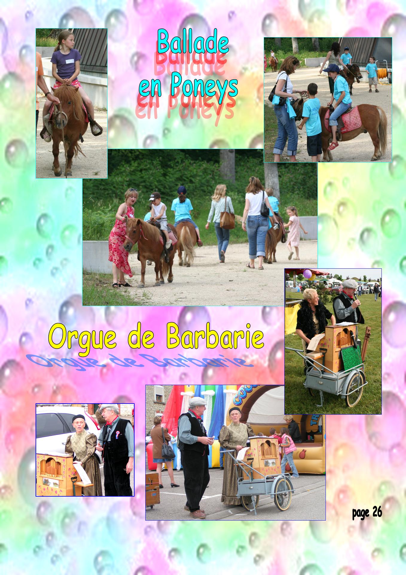poneys orgue de barbarie STAR ANIM