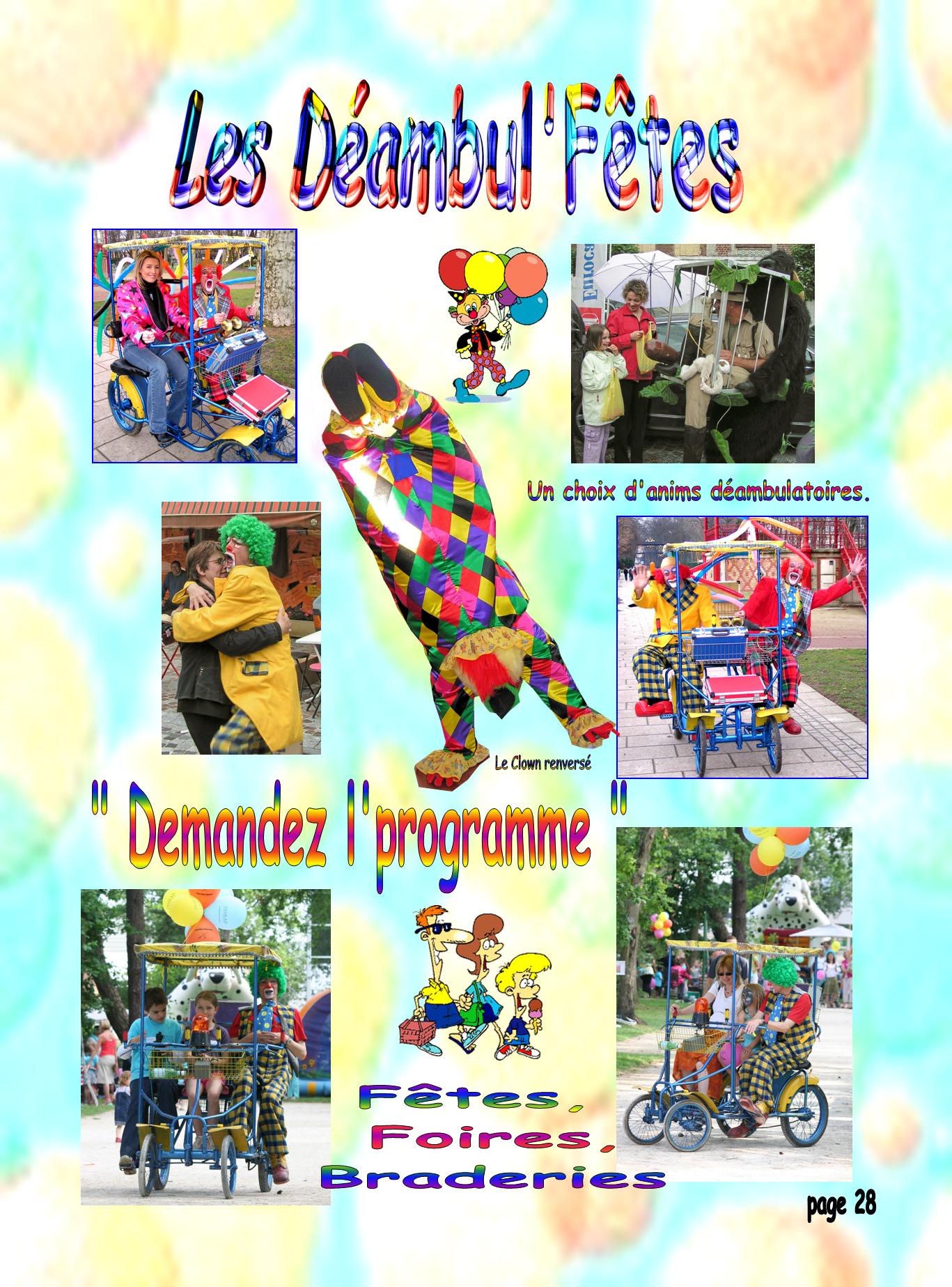 Les déambul'fêtes, animation de rues star anim