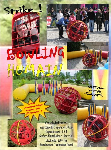 bowling HUMAIN star-anim.com location de bowling humain