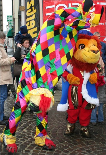 Le Clown renversé et le Roi Lion Le Clown renversé et le Roi Lion